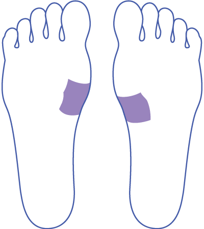 「胃」の足裏反射区