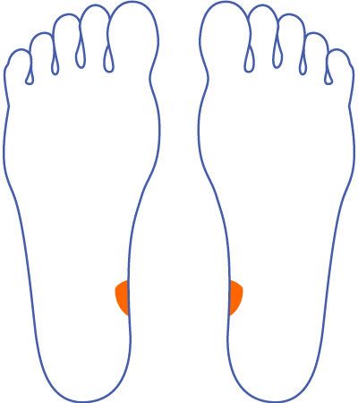 「膀胱」の足裏反射区